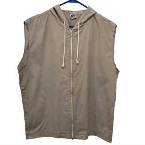 Vtg Big Sur Windbreaker Hooded Zip Vest Unisex Coastal Surf Style Gorpcore Y2K